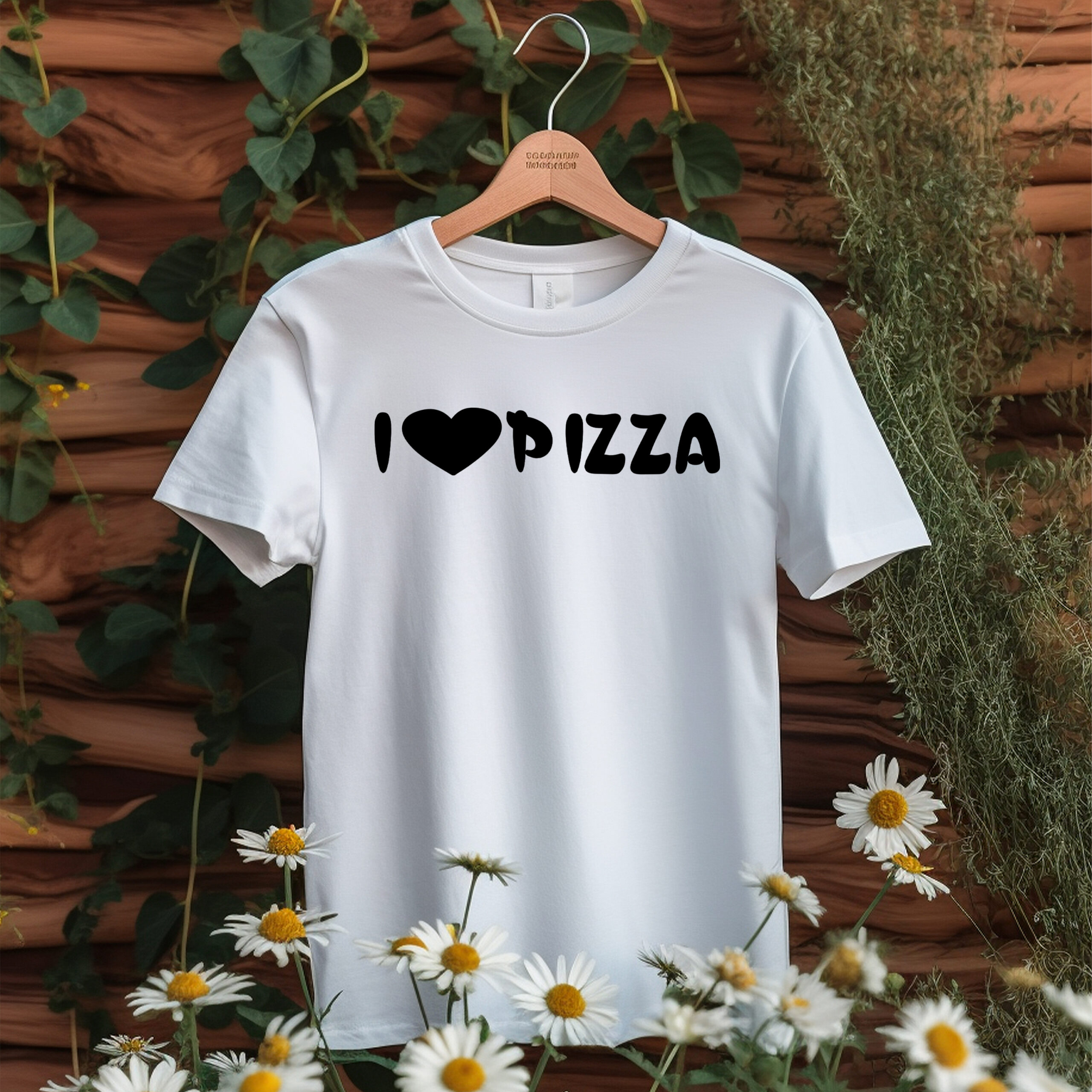 Shirt donna i love pizza