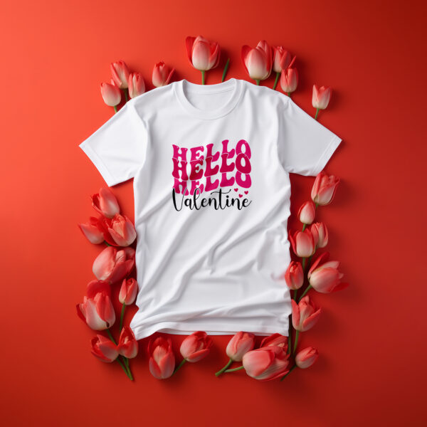 Shirt Donna Hello Valentine logigadget