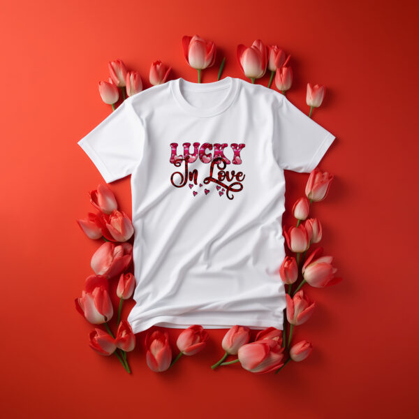 Shirt Donna Lucky in Love logigadget