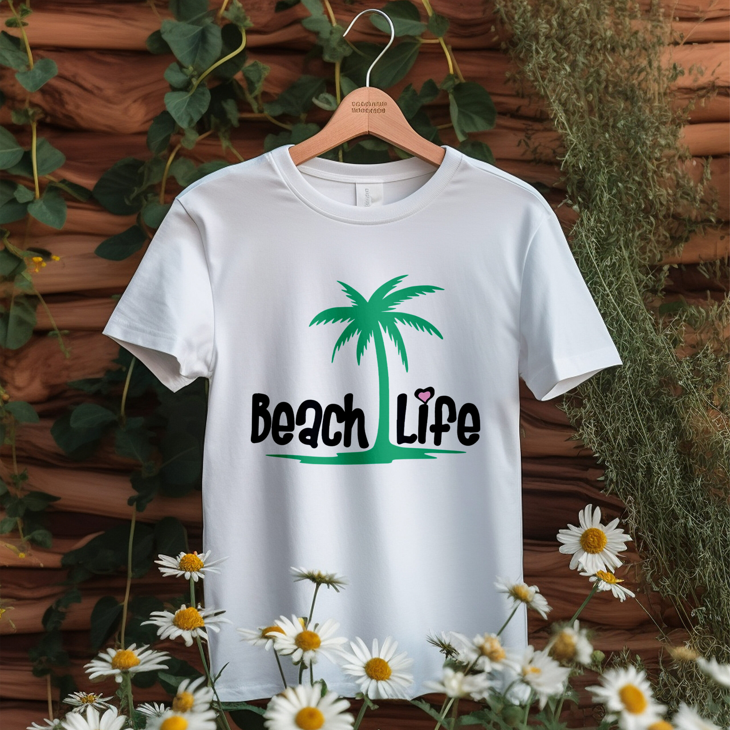 shirt donna personalizzata beach life logigadget