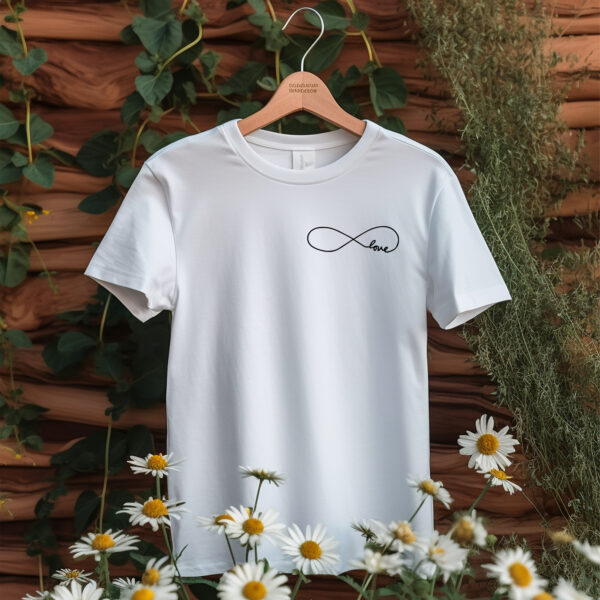 Shirt donna personalizzata infinito amore logigadget