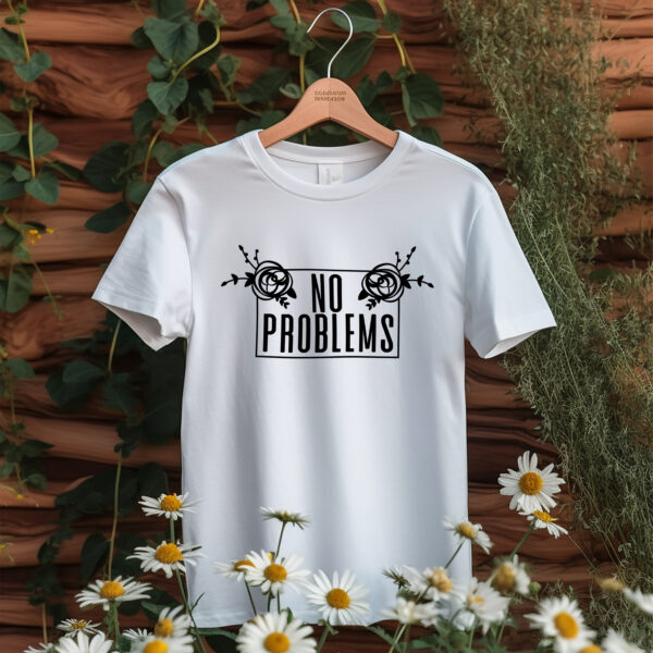 Shirt donna personalizzata no problemi logigadget